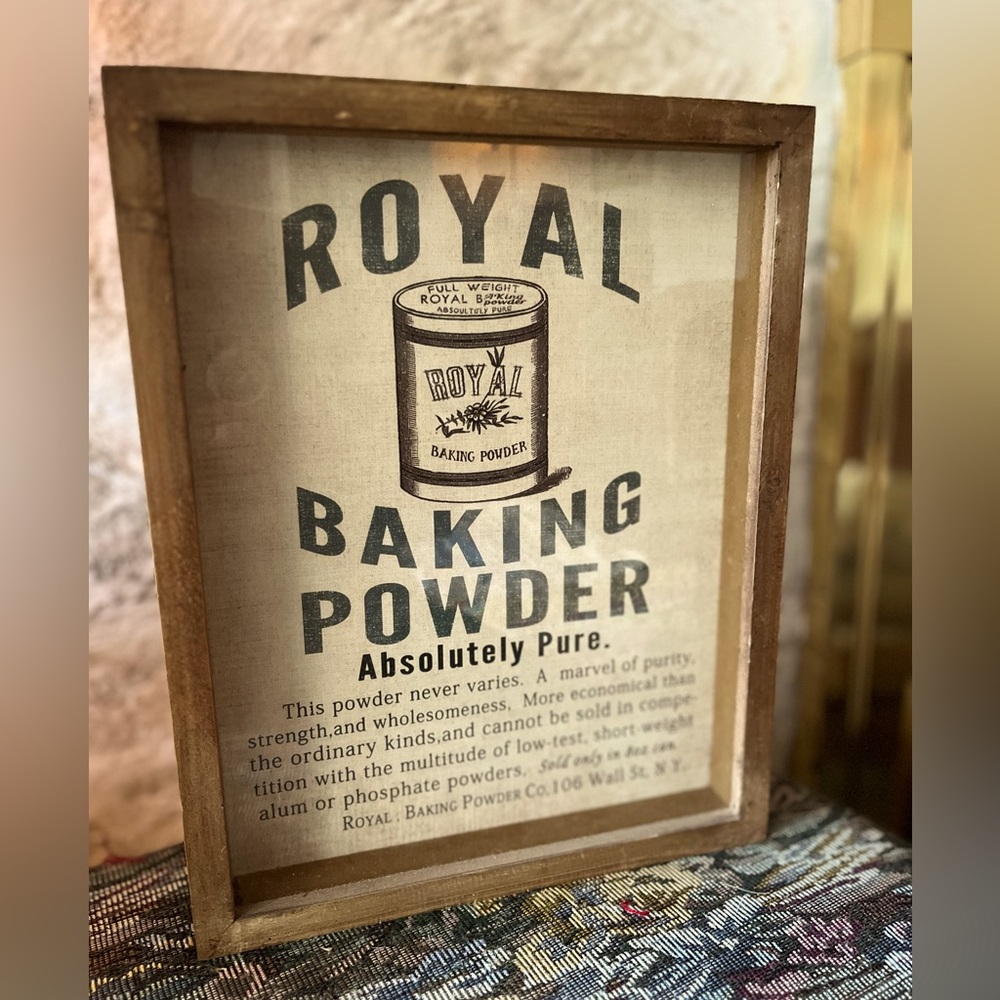 WOOD framed Shadow Box picture
